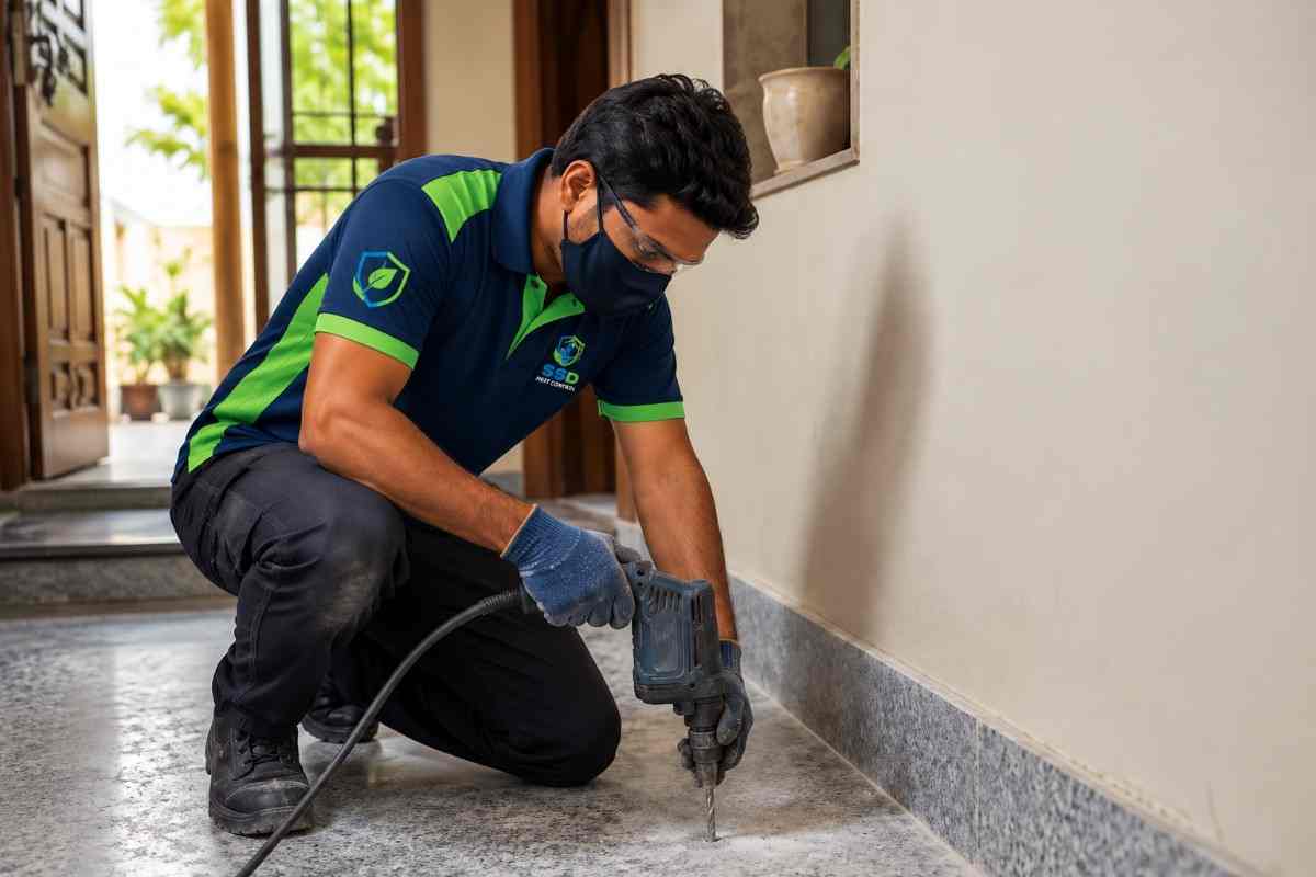 Termite soil treatment by SSD Pest Control